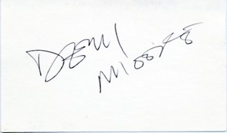 Demi Moore autograph