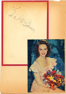 Lucille Bremer autograph
