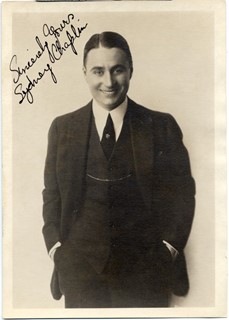 Sydney Chaplin autograph