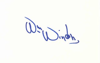 William Windom autograph