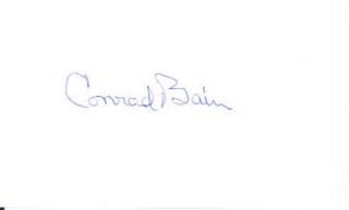Conrad Bain autograph