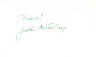 John Mitchum autograph