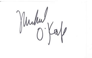 Michael O'Keefe autograph