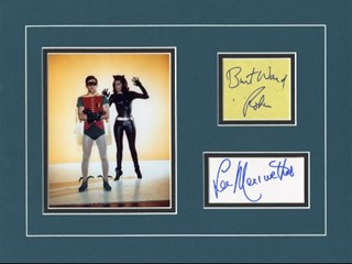 Robin & Catwoman autograph