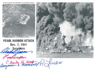 Pearl Harbor Survivors autograph