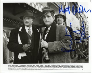Matt Dillon & Rutger Hauer autograph