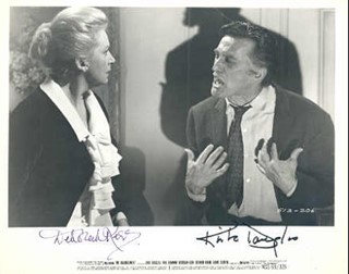 Deborah Kerr & Kirk Douglas autograph