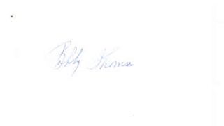 Bobby Thomson autograph