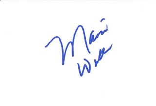 Marcia Wallace autograph
