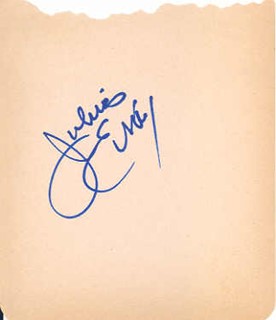 Julius Erving autograph