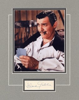 Clark Gable autograph