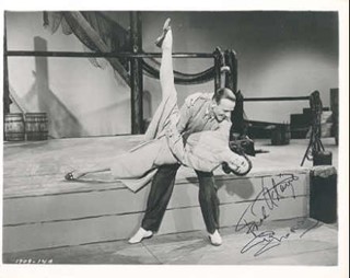 Astaire & Charisse autograph