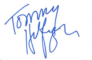 Tommy Hilfiger autograph