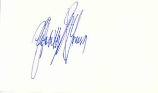 Elizabeth McGovern autograph