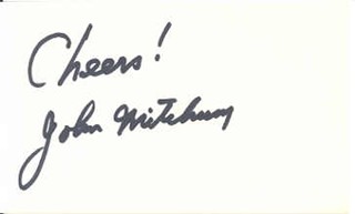 John Mitchum autograph