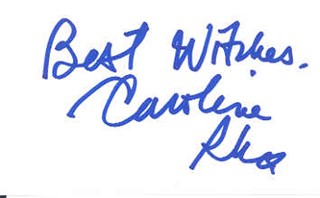 Caroline Rhea autograph