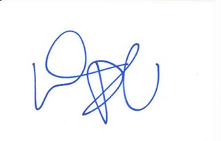 Willem DaFoe autograph
