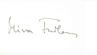 Mira Furlan autograph