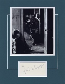 Jackie Coogan autograph