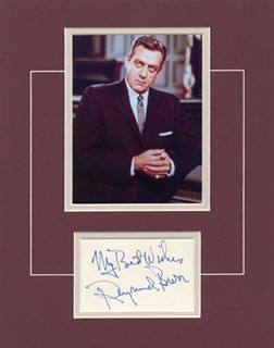 Perry Mason autograph