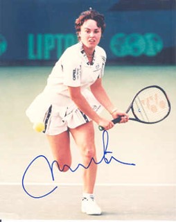Martina Hingis autograph