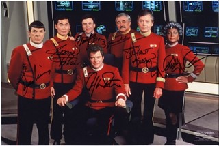 Star Trek: The Final Frontier Cast autograph