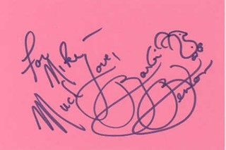 Barbi Benton autograph