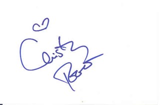 Christy Romano autograph
