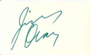 Jimmy Dean autograph