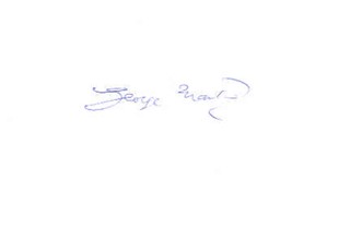 George Martin autograph