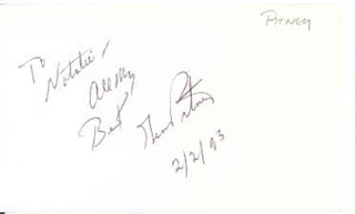 Gene Pitney autograph