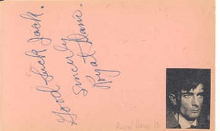 Royal Dano autograph