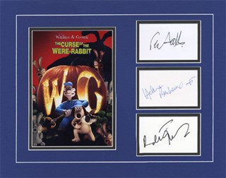 Wallace & Gromit in The Curse of the Were-Rabbit autograph