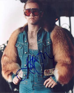 Elton John autograph