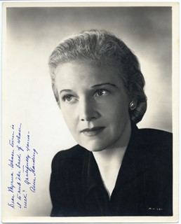 Ann Harding autograph