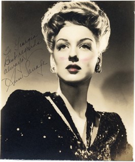 Ann Savage autograph