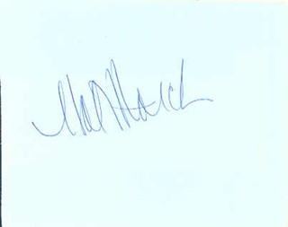 Hal March autograph