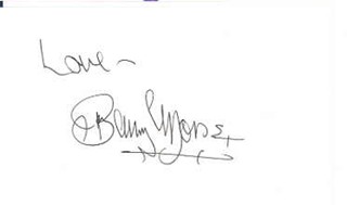 Barry Morse autograph
