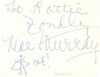 Mae Murray autograph