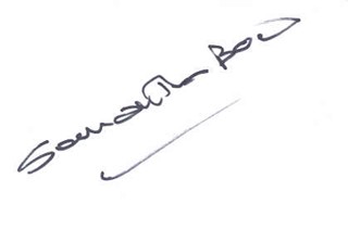 Samantha Bond autograph