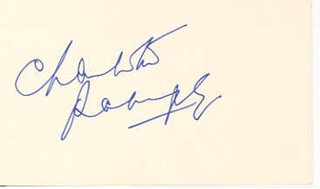 Charlotte Rampling autograph