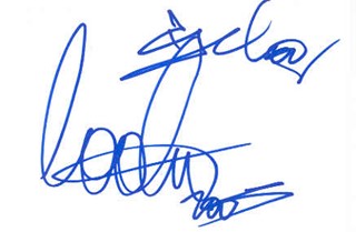 Coolio autograph