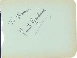 Vincent Gardenia autograph