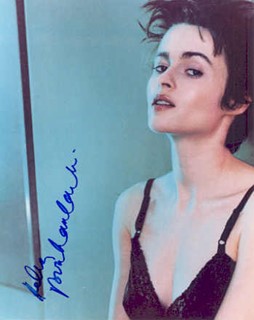 Helena Bonham Carter autograph