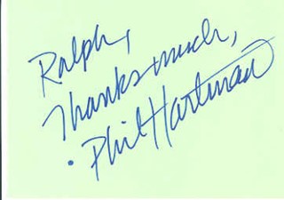 Phil Hartman autograph