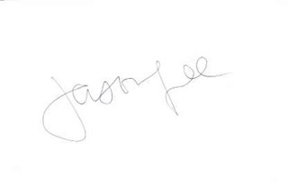 Jason Lee autograph