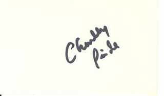 Charley Pride autograph