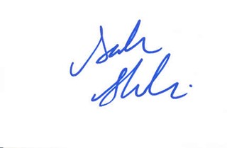 Sarah Shahi autograph