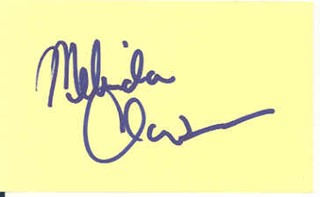 Melinda Clarke autograph