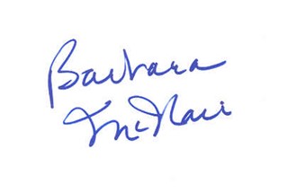 Barbara McNair autograph